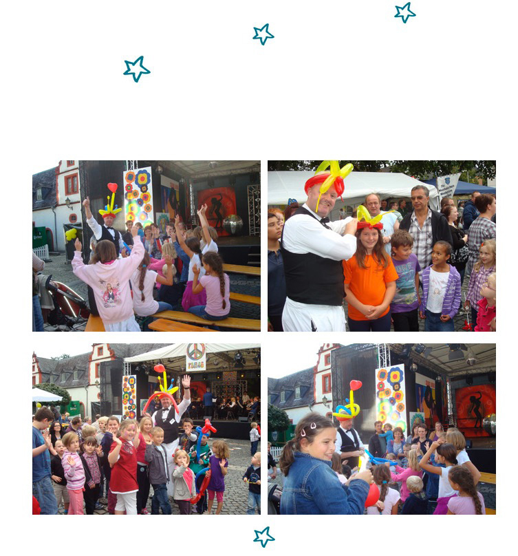 Rick Mayfield Entertainment Frankfurt - Modellierballons - Kinderunterhaltung
